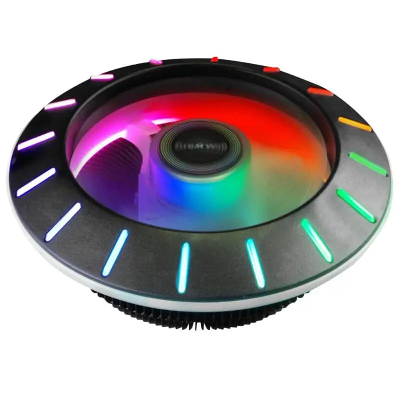 X120 Красочные RGB Процессор кулер с нисходящий поток воздуха Вентилятор охлаждения+ радиатор для LGA 115X/775 FM2/FM1/AM3+/AM4/AM2/940/939/754 материнская плата