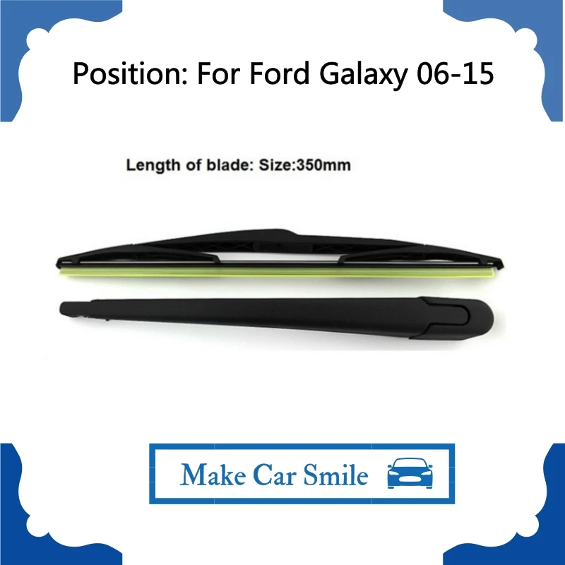

For Ford Galaxy 06- Rear Windscreen Windshield Wiper Arm + Wiper Blade Set New