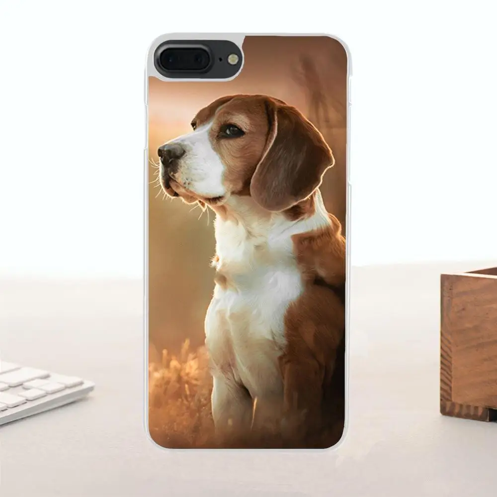 Мягкий чехол Bixedx из ТПУ с надписью I Love My Beagle Dogs для Apple iPhone 4 4S 5 5C SE 6 6S 7 8 Plus X |