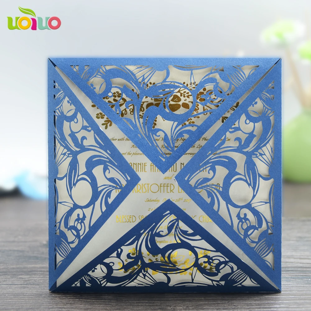 10 шт. приглашения на день рождения для деловой вечеринки лазерная резка