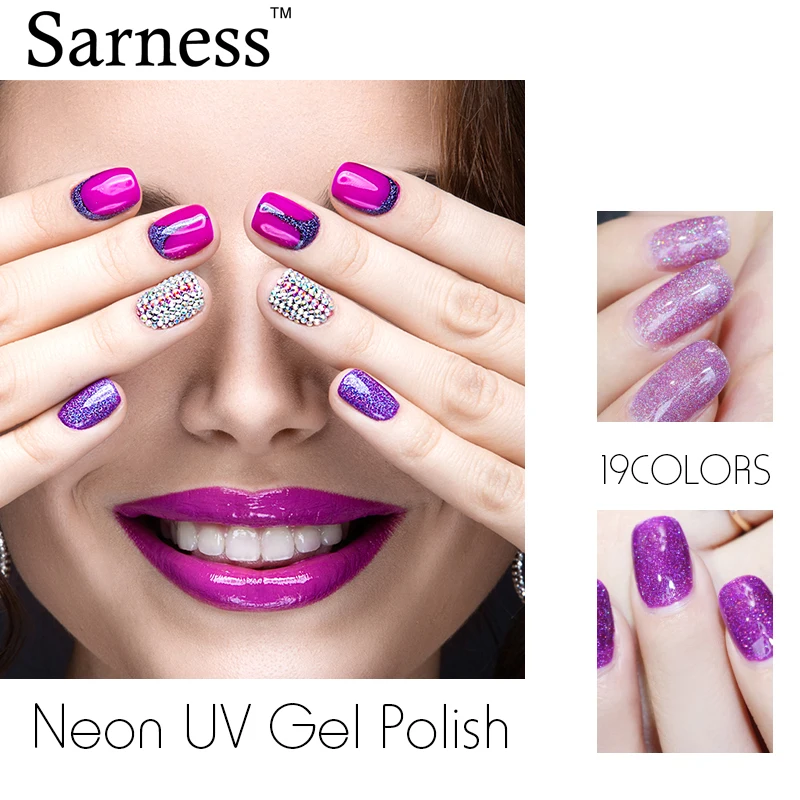 Sarness 3 бутылка для геля цвет ногтей темная неоновая серия Esmalte УФ гель