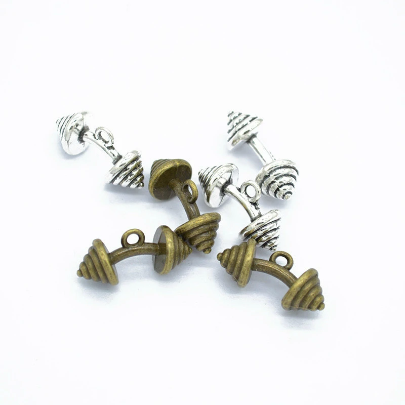 35 шт. Подвески в виде гантели сделай сам изготовление ювелирных изделий подвеска