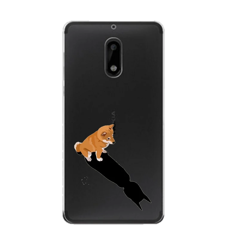 Fox Soft Clear TPU Phone Case For Nokia3 5 6 8 N540 N640 N535 N830 Panda Dog Cat Printed Shell Bags Cartoon Cover Free Shipping | Мобильные