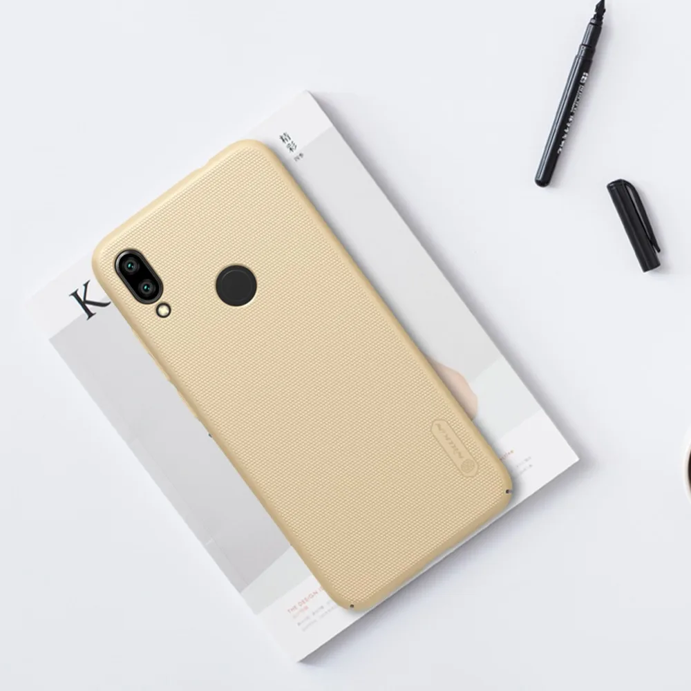 Чехол для Xiaomi Redmi Note 7 Nillkin Super Frosted Shield Note7 жесткий чехол-накладка из поликарбоната