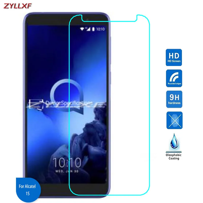 Защитная пленка для экрана из закаленного стекла для Alcatel 1S 9H 2.5D 5,5 дюймов защитная пленка на Alcatel1S 1 s