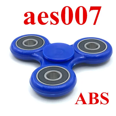 1 pc ABS Blue 1 шт. Радужный Спиннер-Спиннер красочный ручной Спиннер антистресс палец гироскоп Игрушка-Лидер продаж, спинер для детей занятая доска ABS пластик игрушка - Цвет: 1 pc ABS Blue