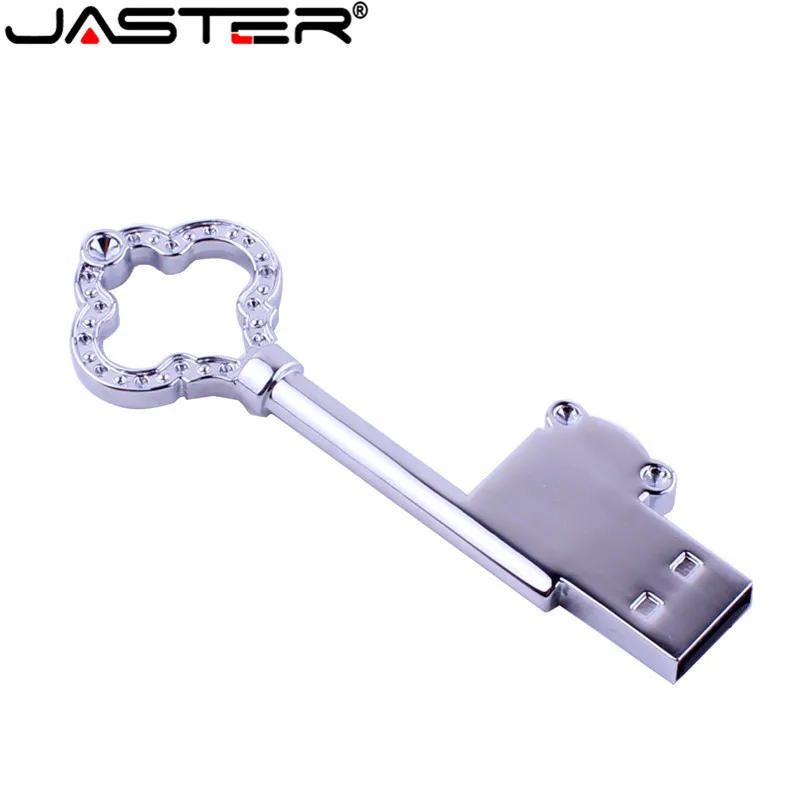 Металлический usb флеш-накопитель JASTER с сердечком медная Флешка 4 ГБ 8 16 32 флешка