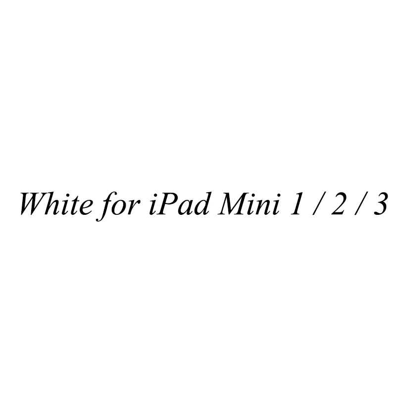 JKGG 10D полное покрытие закаленное стекло для IPad Mini 1 2 3 протектор экрана планшета для IPad Mini 4 черный белый защитная пленка - Цвет: For iPad Mini 1 2 3