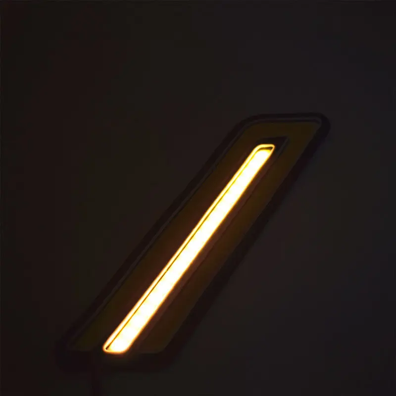 

1 Pair COB Flexible U-Type DRL Car-styling Auto Accessories LED Day Light Daytime Running Lights