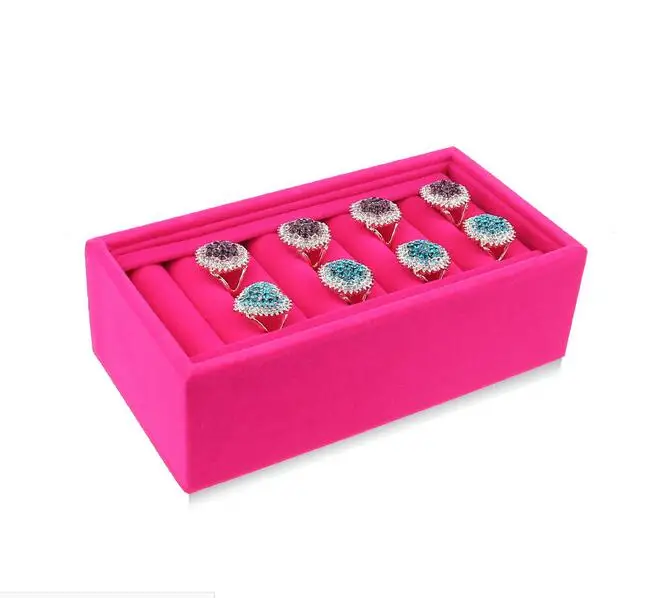 Лидер продаж поднос для колец 3 цвета на выбор красивый милый украшений хранения