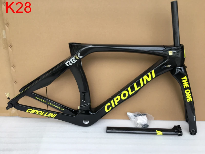 Cipollini RB1K T1100 карбоновая дорожная рама THE ONE RB1000 карбоновая велосипедная Рама с вилкой+ подседельный штырь Размер XXS XS s m l xl