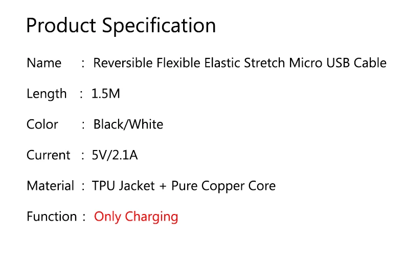 Micro usb кабель Весна Реверсивный USB зарядное устройство 2.1A Гибкая Быстрая зарядка Micro для samsung Xiaomi huawei Android мобильный телефон