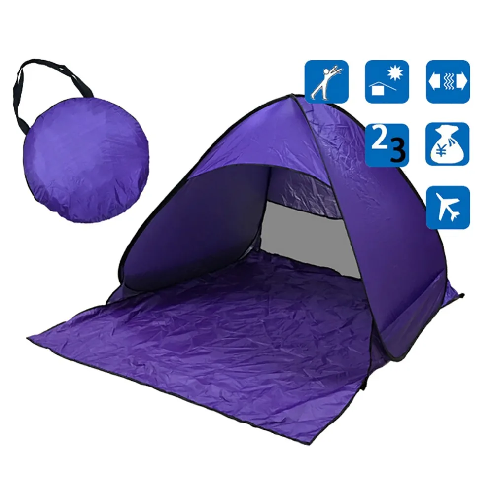 2018 наружная походная Пляжная Палатка УФ защита полностью автоматический