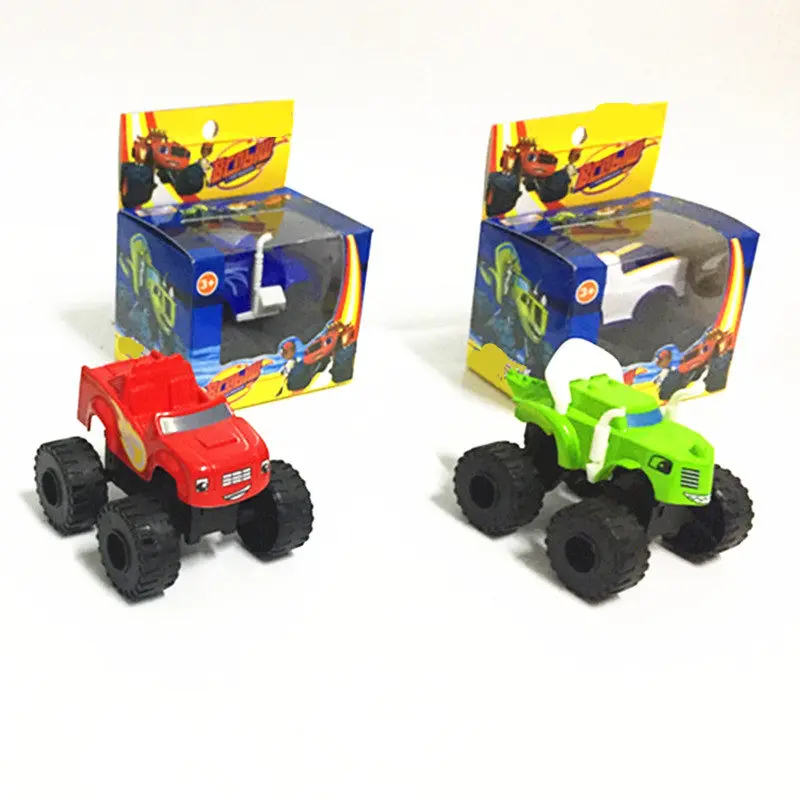 1 шт. независимая игрушечная Гоночная машина Blaze Monster Diecast Toy Racer Cars Trucks фигурка для детей Рождественский подарок