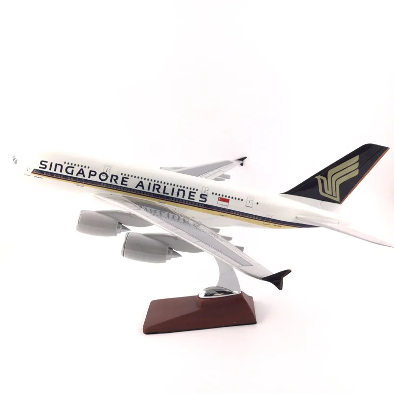 A380 SINGAPORE AIRLINES 45 47 см 1:150 модель самолета из сплава Коллекционная игрушки Подарки
