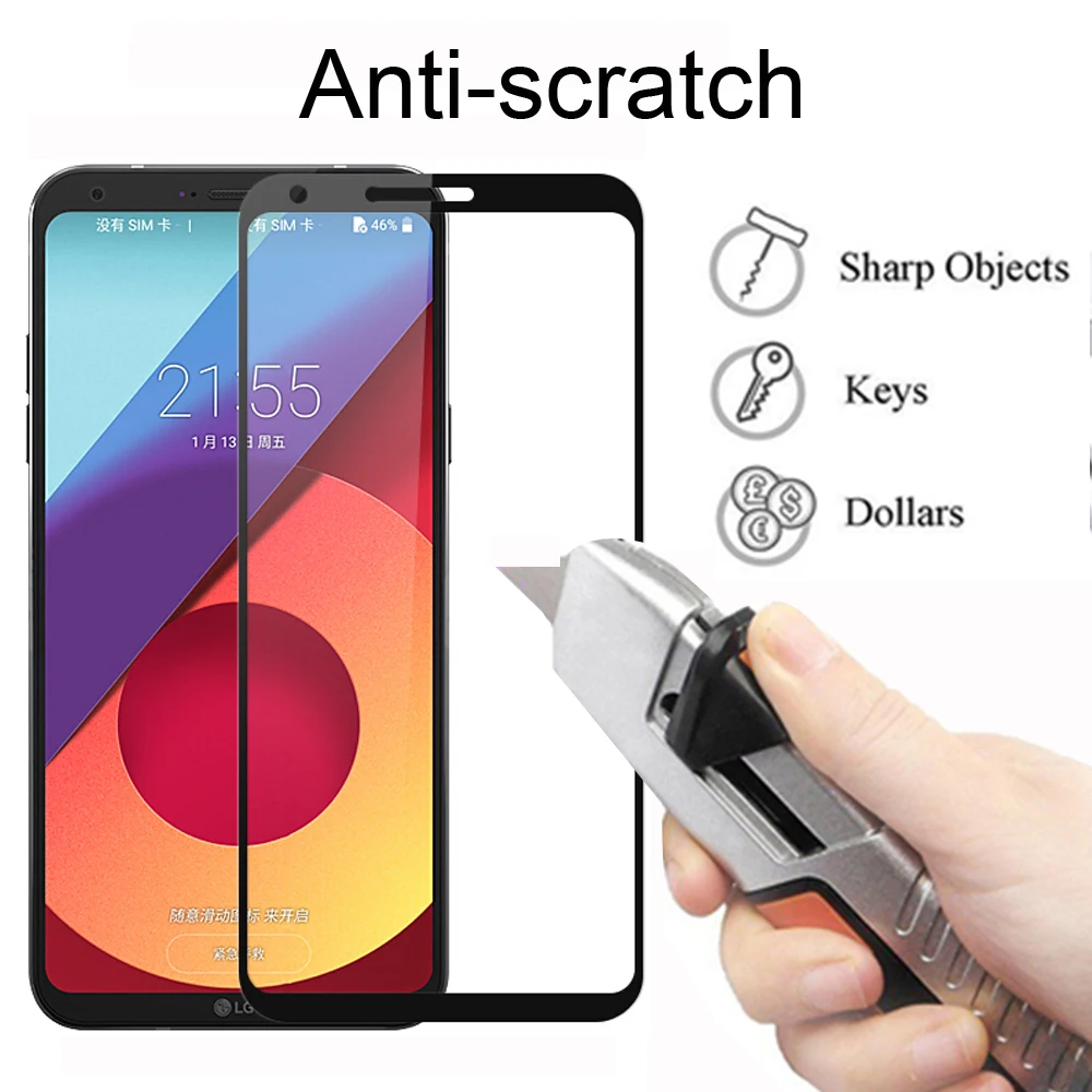 Для lg g6, закаленное стекло, защитный экран q6, Протектор l g k10, защитный лист q g 6 lg g6 k7 7 k4 k8 glas