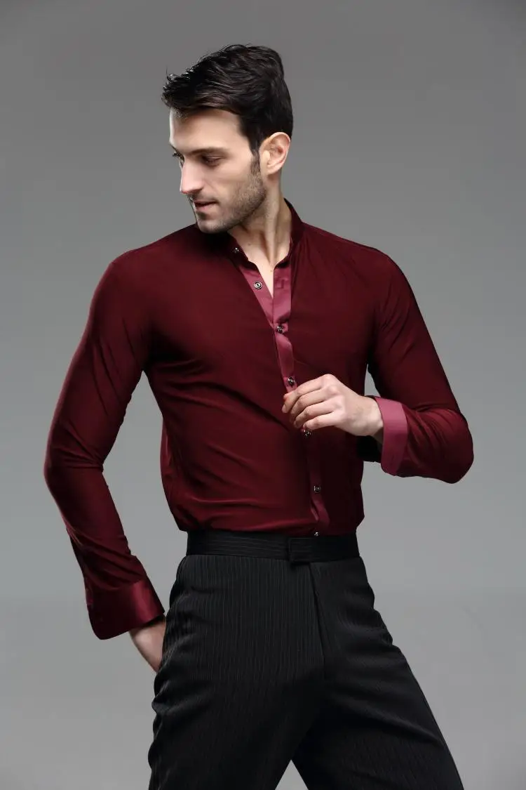 Бесплатная доставка Высокое качество красный цвет мужские бальные современные