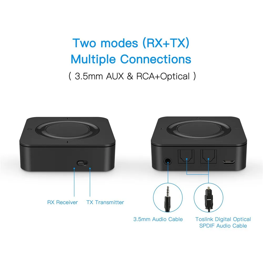 Bluetooth 5,0 CSR8670 Aptx низкая задержка 3,5 мм RCA SPDIF оптический приемник и передатчик приемопередатчик беспроводной аудио Музыка ТВ адаптер