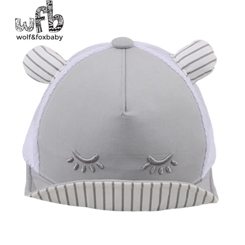 Детская хлопковая бейсболка с вышивкой 46-52 см