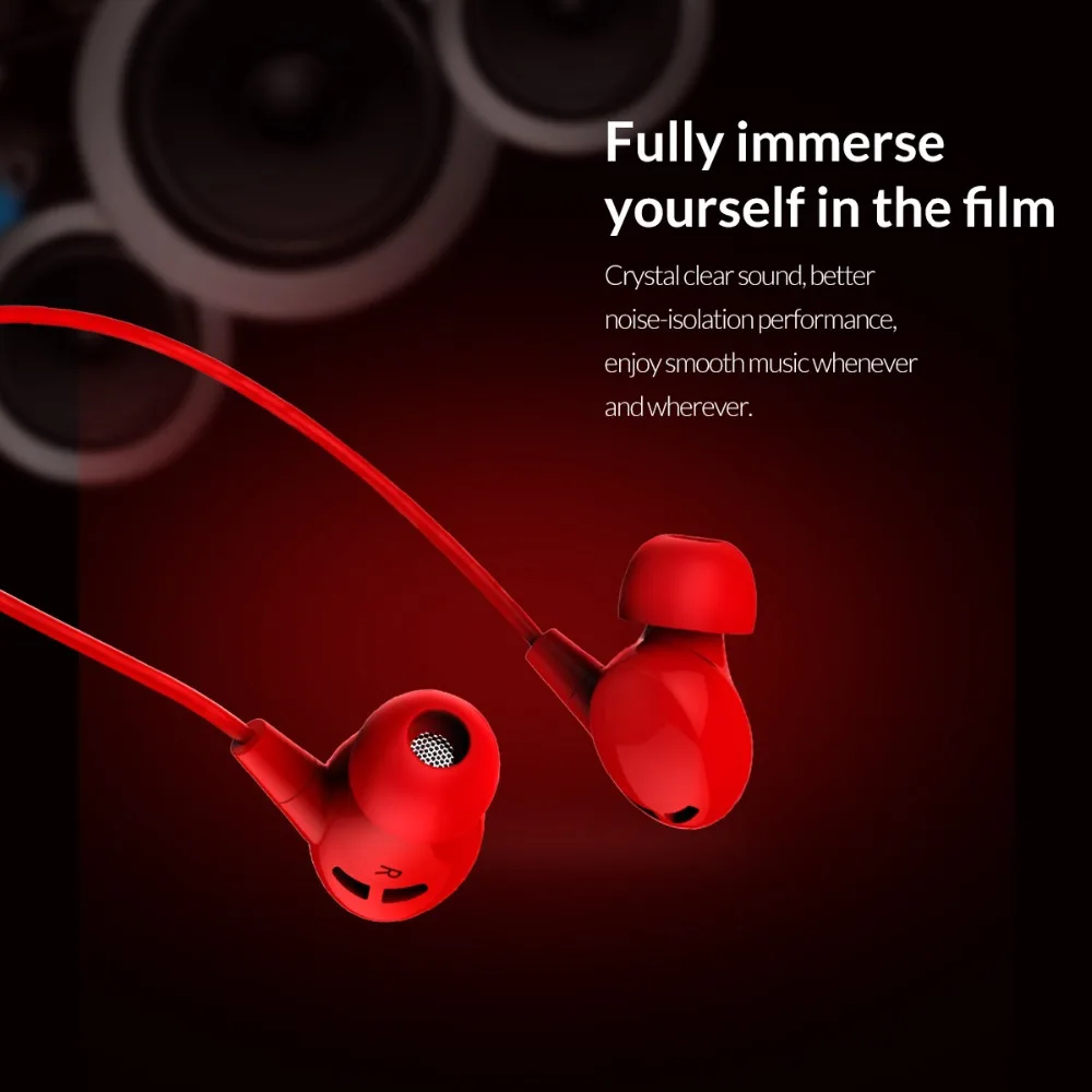 Оригинальные наушники ORICO с басовым звуком гарнитура микрофоном Hi Fi цветные для