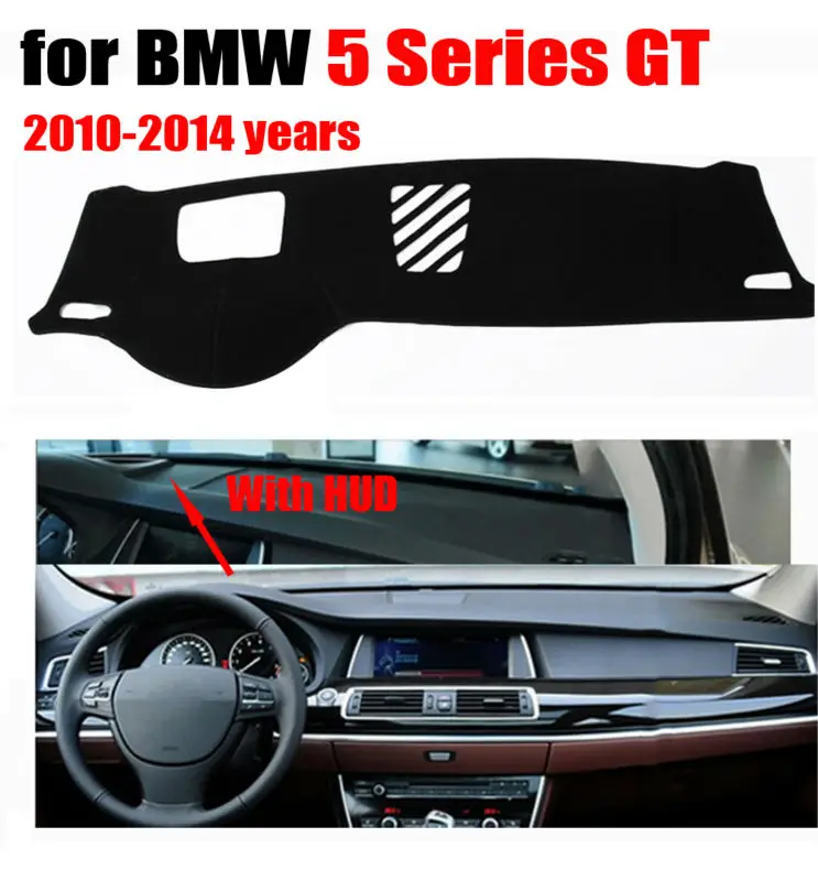 

Car dashboard covers for BMW 5 Series GT High configuration 2010-2014 Left hand drive dashmat pad dash cover auto accessories
