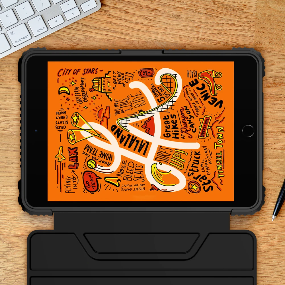 Для iPad Mini чехол Nillkin All Around Bumper Флип кожаный чехол с Apple Pencil Holder Для Apple iPad Mini 4 задняя крышка