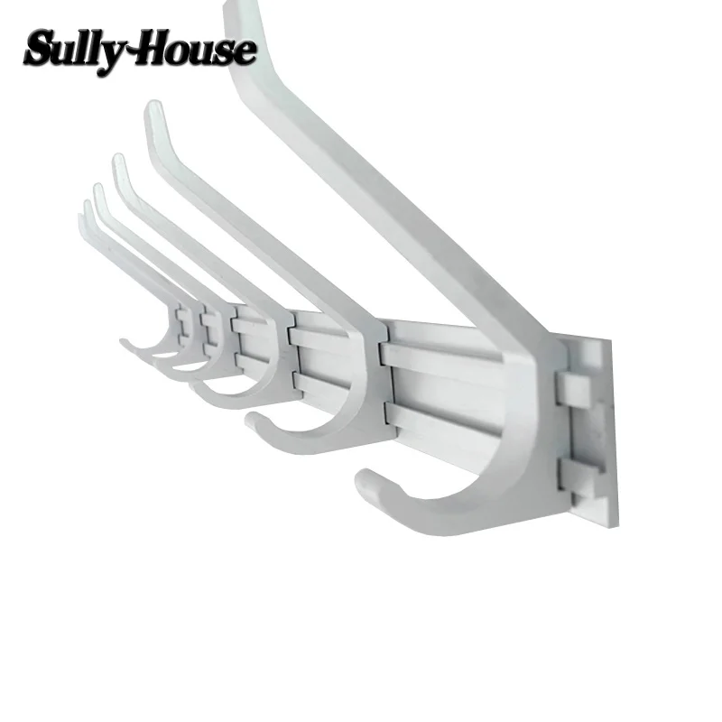 Sully House Space алюминиевая ванная комната 3-8 шт крючки для халатов настенные одежды