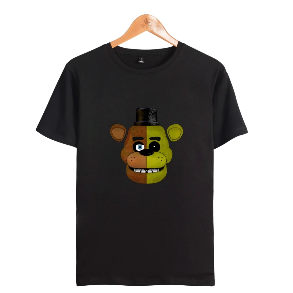 Футболка для мальчиков с 3D принтом пять ночей у FNAF школьная футболка спортивная
