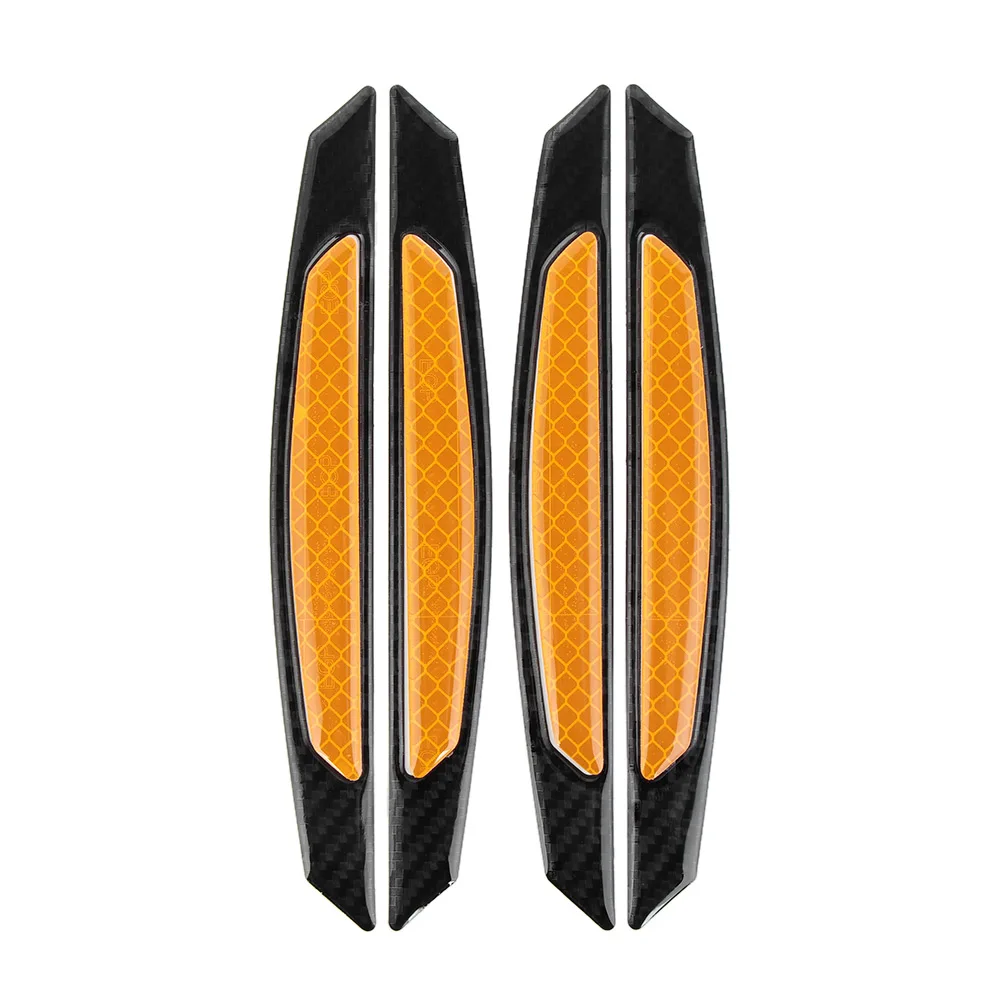 4 шт. Противоударная Автомобильная боковая полоса против царапин наклейка на