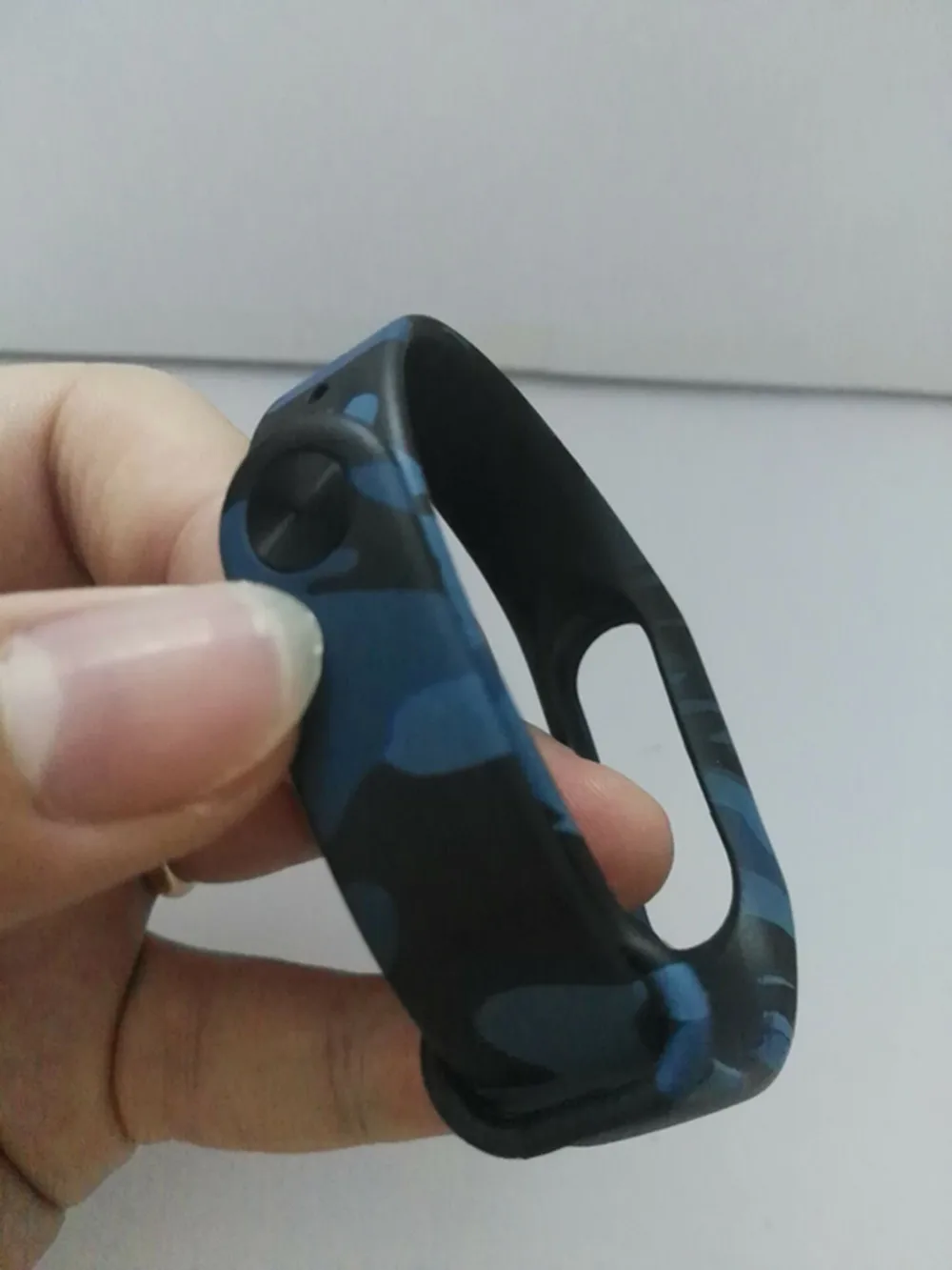 Камуфляж Xio mi band 2 силиконовый ремешок на запястье сменный ремешок для часов браслет на запястье цветной для Xiao mi band 2 напульсники - Цвет: Black