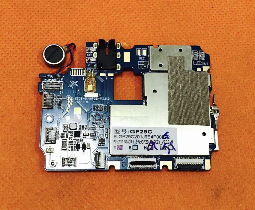 Б/у оригинальная материнская плата 2G ram+ 16G rom материнская плата для HOMTOM ZOJI Z7 MTK6737 четырехъядерный 5,0 дюймов