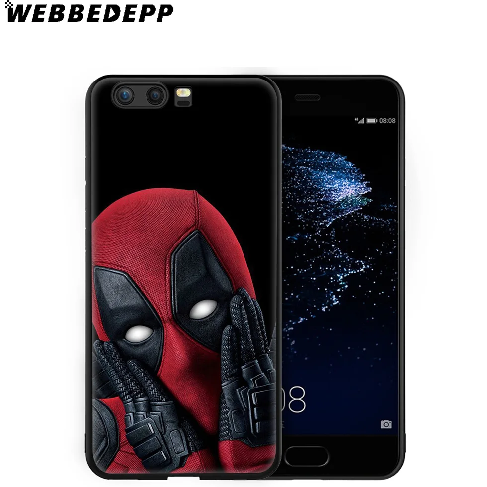 Deadpool Dead Pool Cool Soft Case for Huawei P8 P9 P10 P20 P30 Lite Pro P Smart Z Plus 2019 Y6 Prime 2018 2017 Mini |