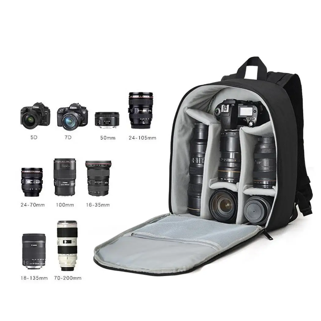 Мульти функциональные DSLR рюкзак для отдыха на открытом воздухе цифровой Камера