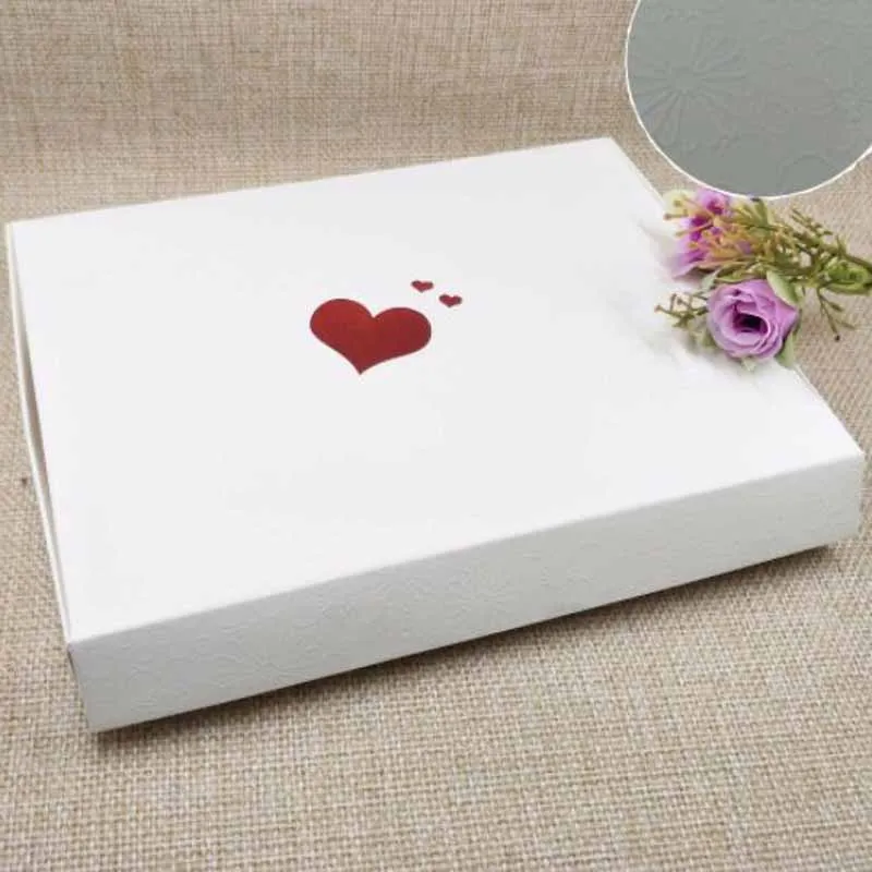 

100pc new style Happy Mather Day BOX Red Heart Bigger Extension Wedding Favour Box White Rose Design cardboard Boxes 20x15x2.5cm