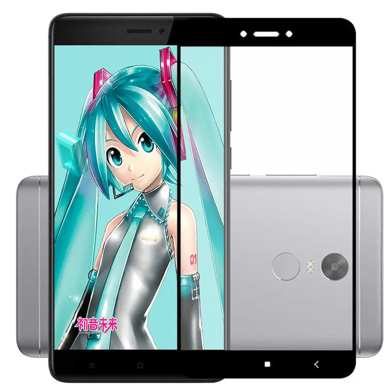 MAKAVO полное покрытие закаленное стекло Защита для экрана Xiaomi Redmi Note 4X Защитная