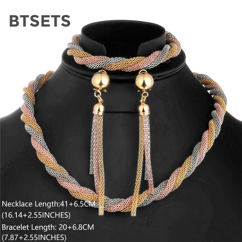 BTSETS новый комплект ювелирных изделий с африканскими бусинами нигерийские