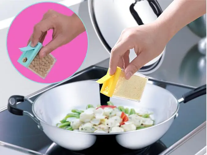 6 шт./лот банка для специй Приправа Коробка кухни бутылки хранения Прозрачные PP