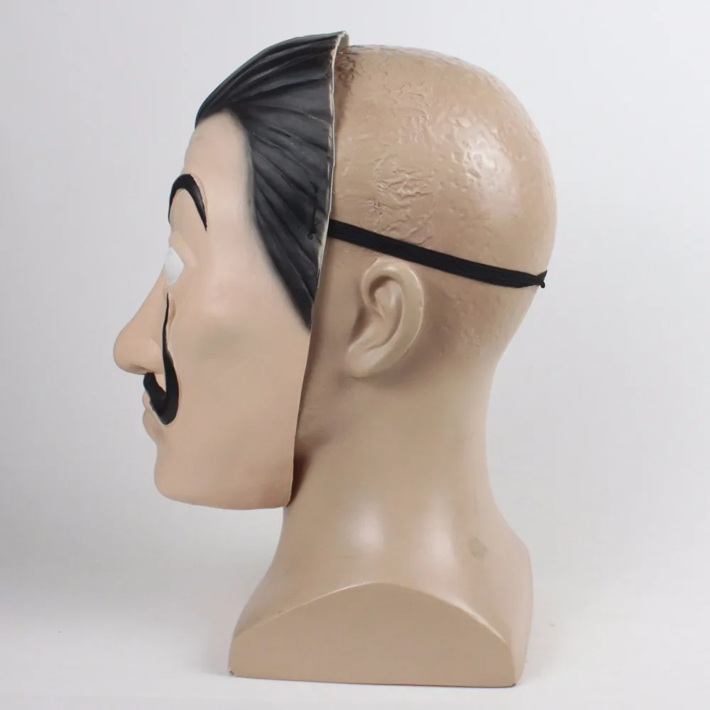 Ла Каса де Papel Salvador Dali Маска Косплей Salvador Dali лицо клоуна маски вечеринка Хэллоуин реквизит