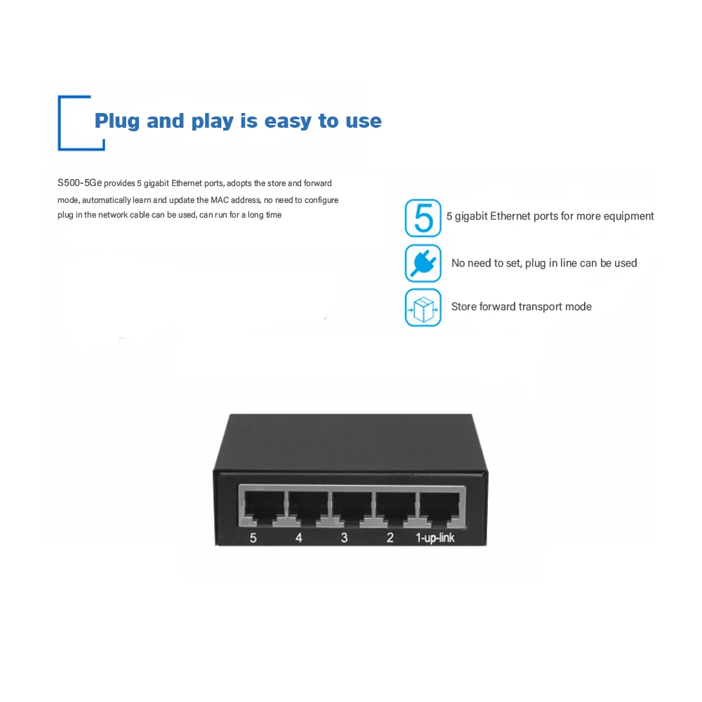 5 портов 1000 м гигабитный Ethernet коммутатор, 10/100/1000 Mpbs Ethernet сетевые переключатели, концентратор LAN, полный дуплексный, авто MDI/MDIX