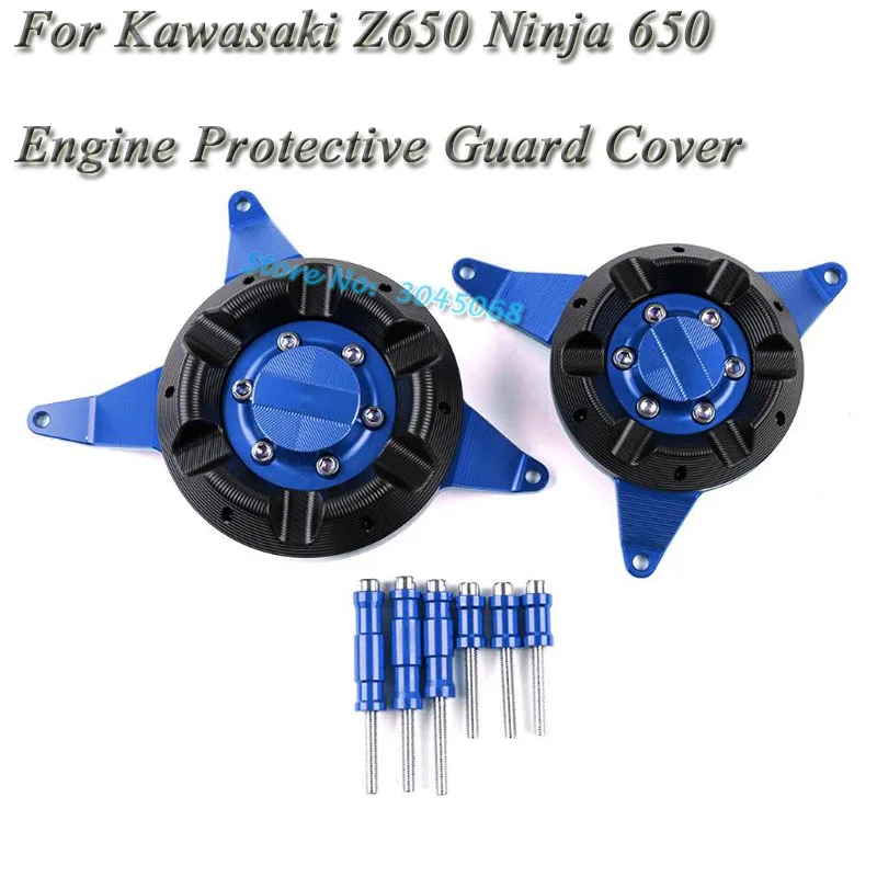 Для Kawasaki Z650 Ninja 650 аксессуары для мотоциклов CNC алюминиевый Двигатель статора Защитная крышка левый и правый набор украшения