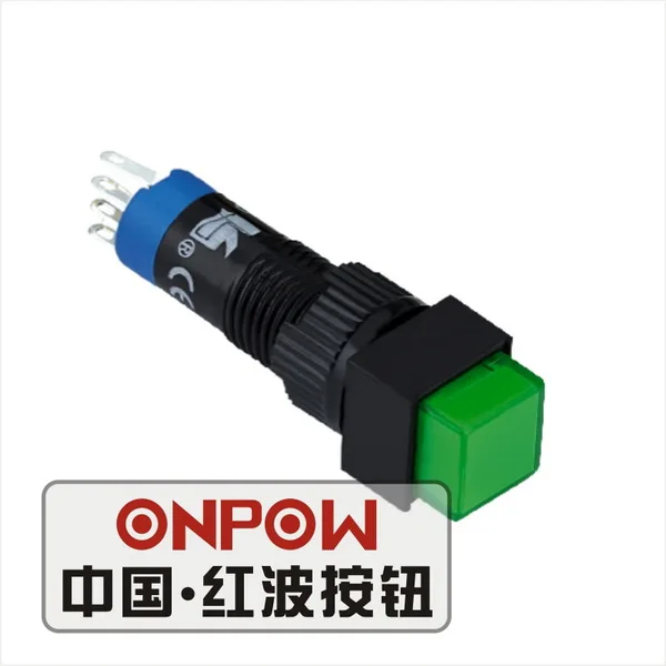 ONPOW 8 мм 1NO1NC красный/зеленый/синий/желтый/белый светодиодный мгновенный