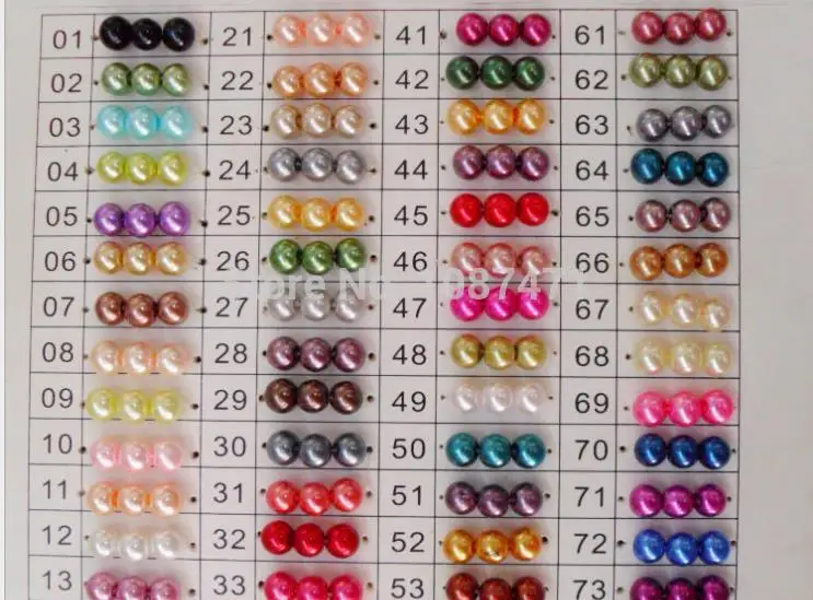 10 нитей мм красивые круглые стеклянные жемчужные бусины для ювелирных изделий