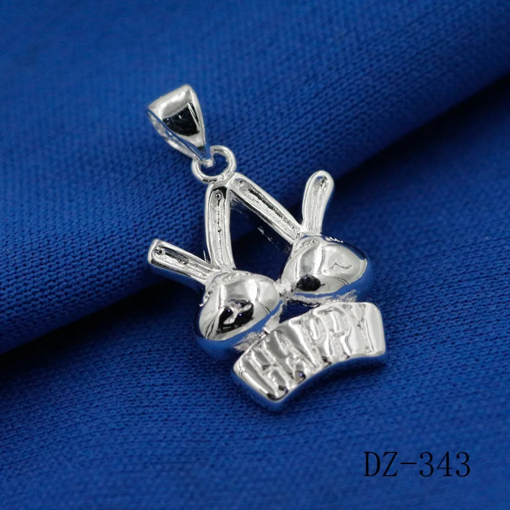 Женский кулон в виде кролика из серебра 925 пробы | Украшения и аксессуары