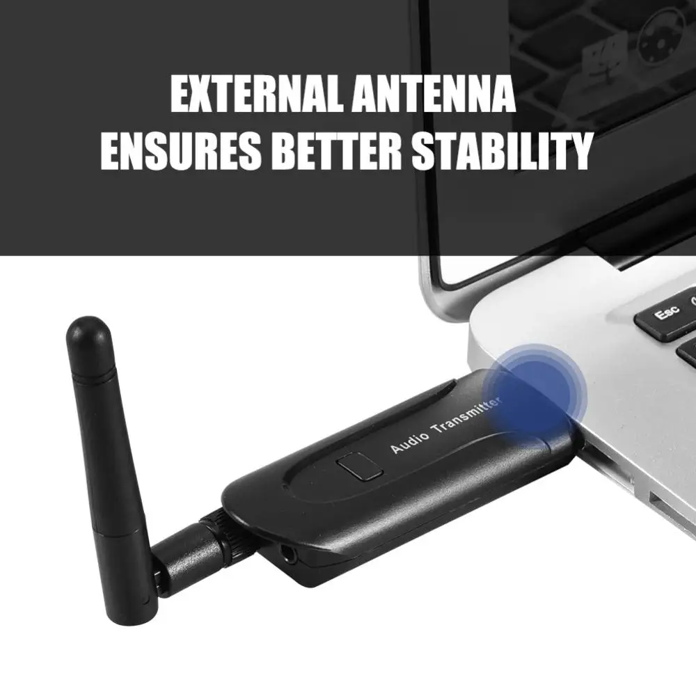 Bluetooth 4,1 Беспроводной аудио передатчик стерео адаптер USB Bluetooth адаптер ключ для компьютера ТВ