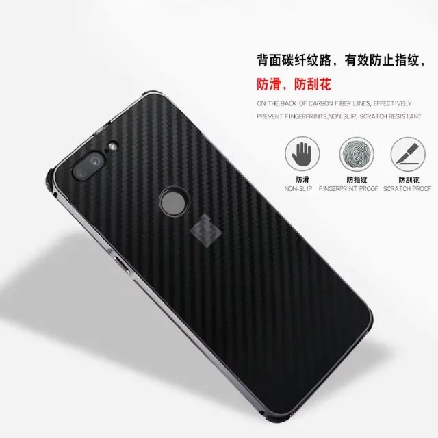 Роскошный Гибридный чехол для Oneplus 6 жесткого углеродного волокна Coque металлический бампер+ PC защитный чехол для Oneplus 3/3 т/5/5 т A5000