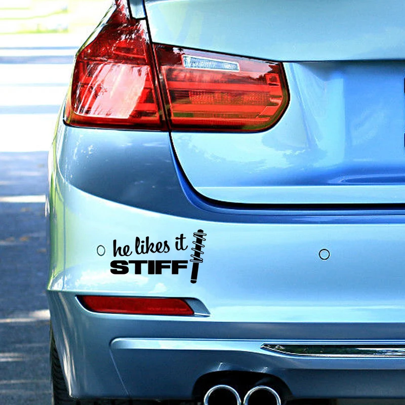 Ей нравится жесткая Наклейка Виниловая наклейка Забавный автомобиль Стайлинг