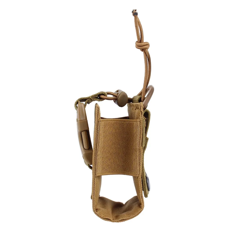 Tactical Molle Walkie Talkie Pouch Interphone Storage Bag Outdoor Molle Radio Pouch for Military Use Walkie-Talkie Case Holder
