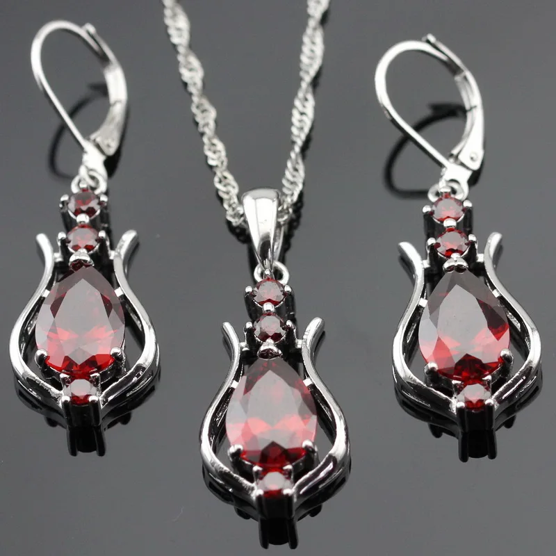 Женский комплект украшений WPAITKYS из длинных подвесок и сережек капель