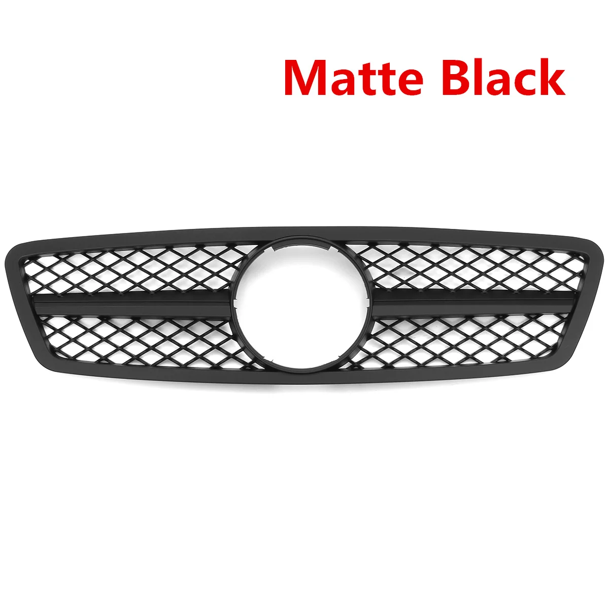 Chrome/Black Car Auto Front Grille Grill For Mercedes For Benz C-Class W203 S203 C280 C320 C240 C200 2001-2007 For AMG Style - Цвет: B