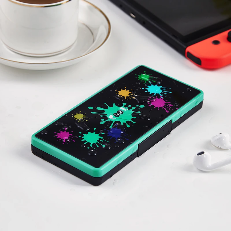 Для nintendo Switch Let's Go водонепроницаемый футляр для игровых карт 16 NS игровые карты и 2 Micro SD карты памяти spatoon2 стеклянная коробка для хранения
